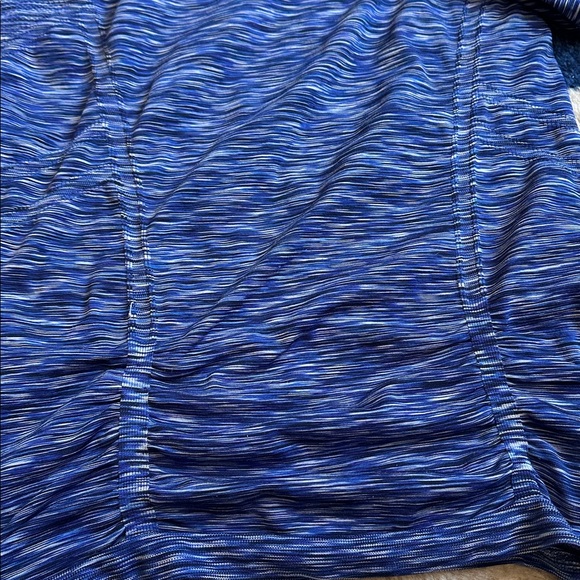 Blue Patterned Long Sleeve Top - Picture 3 of 7